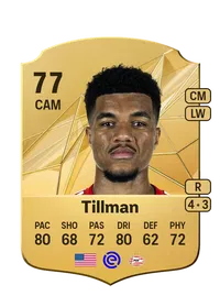 Malik Tillman Rare 77 Overall Rating