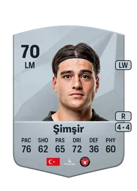 Aral Şimşir Common 70 Overall Rating