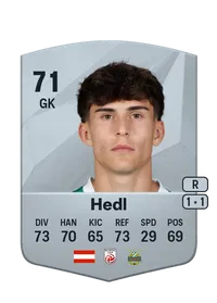 Niklas Hedl Common 71 Overall Rating