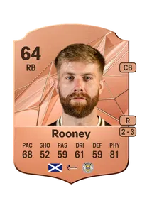 Shaun Rooney Rare 64 Overall Rating