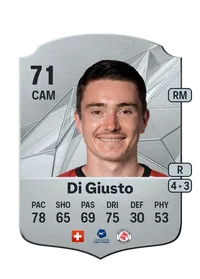 Matteo Di Giusto Rare 71 Overall Rating