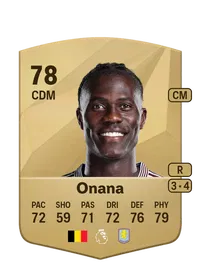 Amadou Onana Common 78 Overall Rating