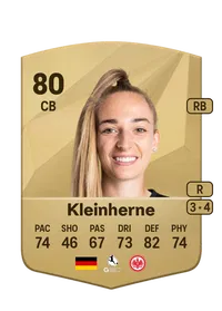 Sophia Kleinherne Common 80 Overall Rating