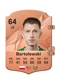 Mateusz Bartolewski Rare 64 Overall Rating