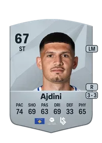 Alban Ajdini Common 67 Overall Rating