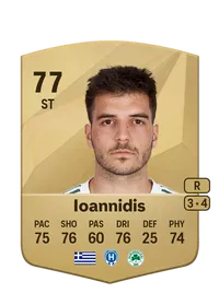 Fotis Ioannidis Common 77 Overall Rating