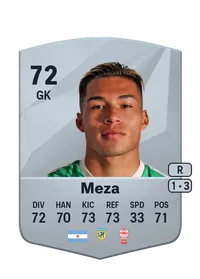 Sebastián Meza Common 72 Overall Rating