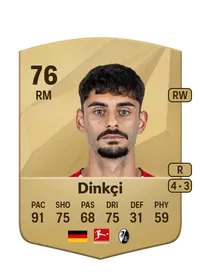 Eren Dinkçi Common 76 Overall Rating