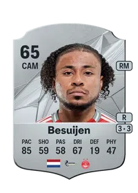 Vicente Besuijen Rare 65 Overall Rating