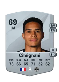 Yanis Cimignani Common 69 Overall Rating