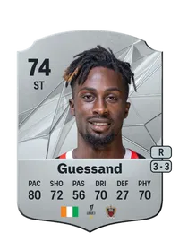 Evann Guessand Rare 74 Overall Rating