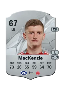 Jack MacKenzie Rare 67 Overall Rating