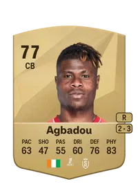 Emmanuel Agbadou Common 77 Overall Rating