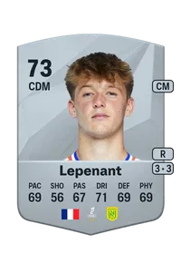 Johann Lepenant Common 73 Overall Rating