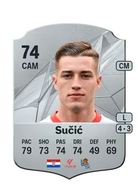 Luka Sučić Rare 74 Overall Rating