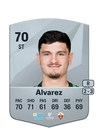 Agustín Álvarez Common 70 Overall Rating