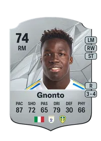 Wilfried Gnonto Rare 74 Overall Rating