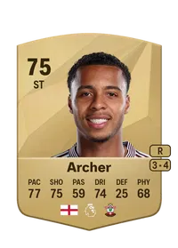 Cameron Archer Common 75 Overall Rating