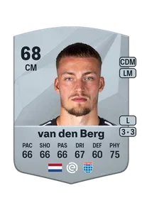 Davy van den Berg Common 68 Overall Rating