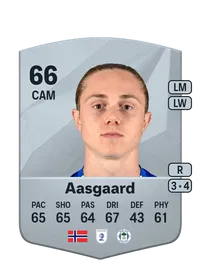 Thelo Aasgaard Common 66 Overall Rating