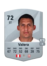 Alex Valera Common 72 Overall Rating