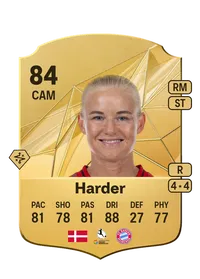 Pernille Harder Rare 84 Overall Rating