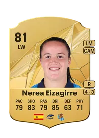 Nerea Eizagirre Rare 81 Overall Rating