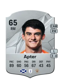 Rob Apter Rare 65 Overall Rating