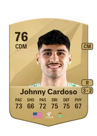 Johnny Cardoso Common 76 Overall Rating