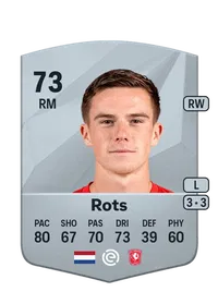 Daan Rots Common 73 Overall Rating