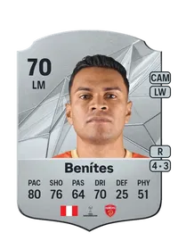 Luis Benítes Rare 70 Overall Rating