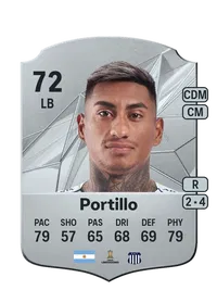 Juan Portillo Rare 72 Overall Rating