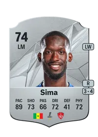 Abdallah Sima Rare 74 Overall Rating