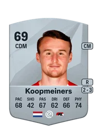 Peer Koopmeiners Common 69 Overall Rating