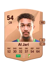 Ziyad Al Jari Common 54 Overall Rating