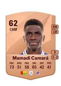 Mamadi Camará Common 62 Overall Rating