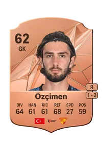 Arda Özçimen Rare 62 Overall Rating