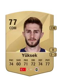 İsmail Yüksek Common 77 Overall Rating