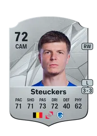 Jarne Steuckers Rare 72 Overall Rating