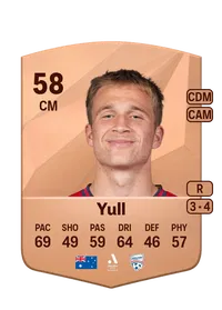 Jonny Yull Common 58 Overall Rating