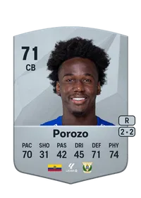 Jackson Porozo Common 71 Overall Rating