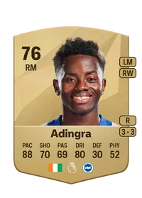 Simon Adingra Common 76 Overall Rating