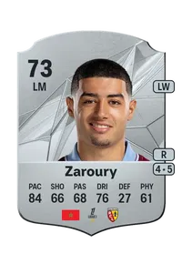 Anass Zaroury Rare 73 Overall Rating