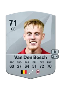 Zeno Van Den Bosch Common 71 Overall Rating