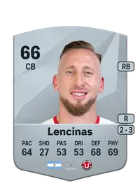 Joaquín Lencinas Common 66 Overall Rating