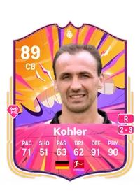 Jürgen Kohler UT Heroes 89 Overall Rating