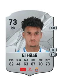 Omar El Hilali Rare 73 Overall Rating