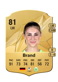 Jule Brand Rare 81 Overall Rating