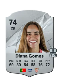 Diana Gomes Rare 74 Overall Rating