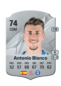 Antonio Blanco Rare 74 Overall Rating